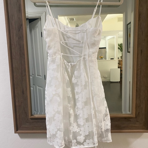Lucy in the Sky | Dresses | Lana Aline Dress In Floral White From Lucy In  The Sky | Poshmark